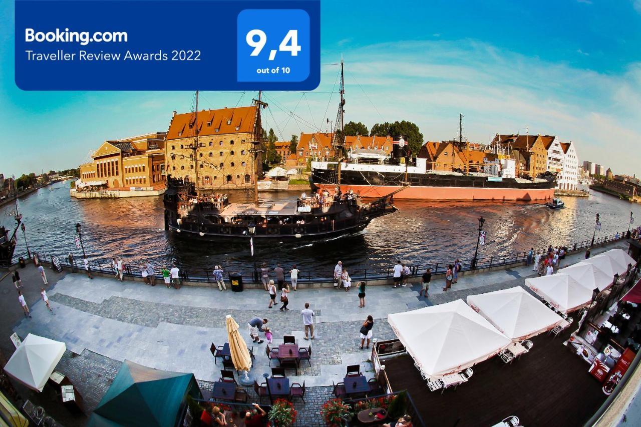 Motlawa River Apartment Gdansk Bagian luar foto