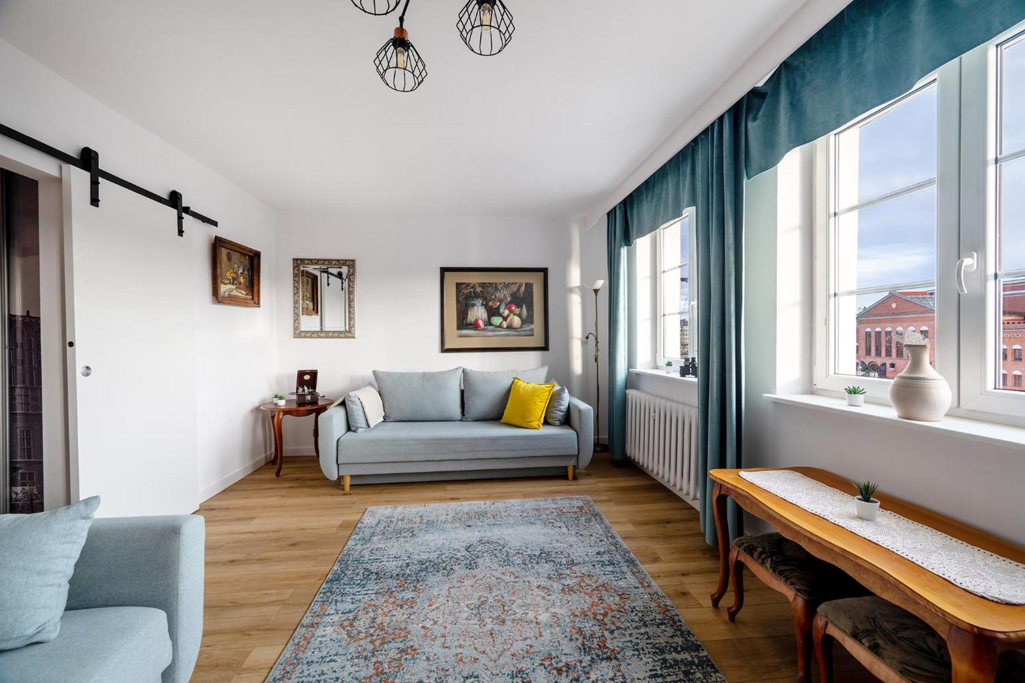 Motlawa River Apartment Gdansk Bagian luar foto